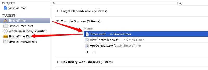 添加 framework 文件